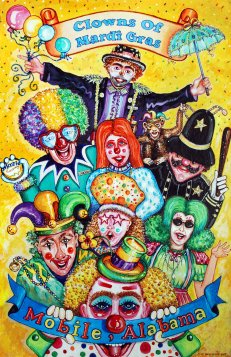 Clowns of Mardi Gras
